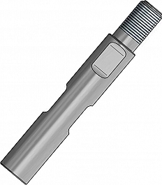 Алюминиевые удлинители для коронки по бетону Cardi 1 1/4 UNC, 200 мм Алюминиевые удлинители для коронки по бетону Cardi 1 1/4 UNC, 200 мм