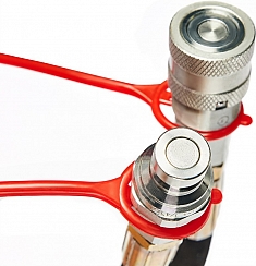 Муфты гидравлических шлангов гидравлических стыковых сварочных аппаратов для пнд труб Gas Fusion Red-355