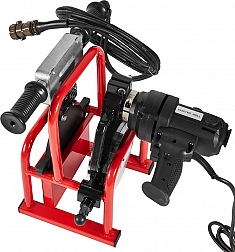 Нагреватель и торцеватель в боксе гидравлических стыковых сварочных аппаратов для пнд труб Gas Fusion Red-355