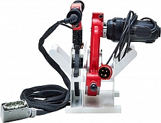 Нагреватель и торцеватель в боксе гидравлического стыкового сварочного аппарата для пнд труб Hamlem AL160