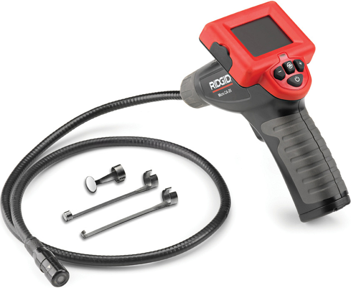 Видеокамера для видеодиагностики Ridgid micro CA-25 с приспособлениями